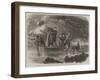 General Garibaldi Spearing Fish by Night Off Caprera-Frank Vizetelly-Framed Giclee Print