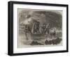 General Garibaldi Spearing Fish by Night Off Caprera-Frank Vizetelly-Framed Giclee Print