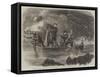 General Garibaldi Spearing Fish by Night Off Caprera-Frank Vizetelly-Framed Stretched Canvas