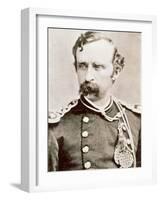 General George A. Custer, 1876-David Frances Barry-Framed Photographic Print