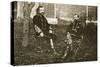 General George A. Custer and General Alfred Pleasonton, 1861-65-Mathew Brady-Stretched Canvas