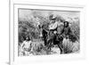 General George Crook on a Mule, with Two Apache in Arizona, 1882-American Photographer-Framed Giclee Print