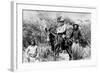 General George Crook on a Mule, with Two Apache in Arizona, 1882-American Photographer-Framed Giclee Print