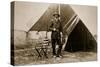 General George G. Meade in Camp, 1861-65-Mathew Brady-Stretched Canvas