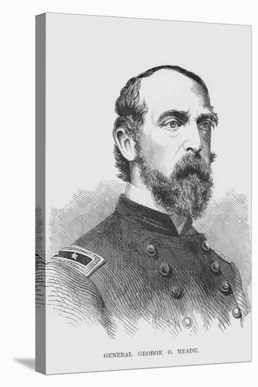 General George G. Meade-Frank Leslie-Stretched Canvas