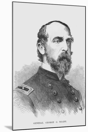 General George G. Meade-Frank Leslie-Mounted Art Print