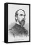 General George G. Meade-Frank Leslie-Framed Stretched Canvas