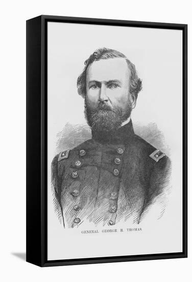 General George H. Thomas-Frank Leslie-Framed Stretched Canvas