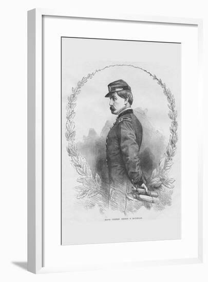 General George. Mcclellan-Frank Leslie-Framed Art Print