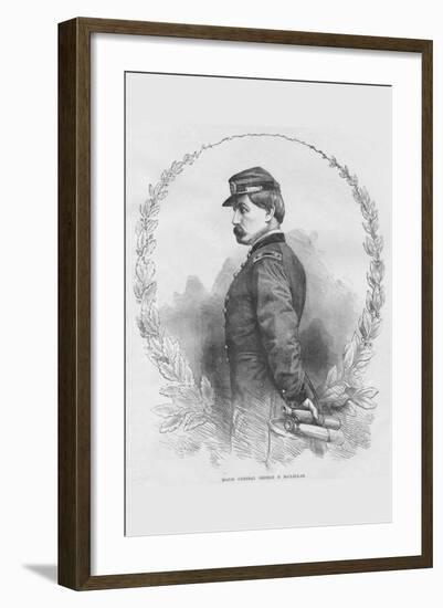 General George. Mcclellan-Frank Leslie-Framed Art Print