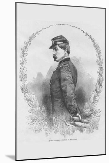 General George. Mcclellan-Frank Leslie-Mounted Art Print