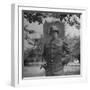 General George S. Patton in Normandy, France-Ralph Morse-Framed Photographic Print