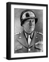 General George S. Patton Jr., U.S. Army General, 1940s-null-Framed Photo