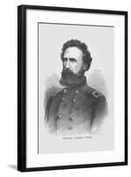 General George Sykes-Frank Leslie-Framed Art Print