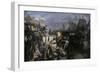 General George Washington Transferring Troops across the East River, c.1776-null-Framed Giclee Print