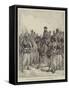 General Ghous-Ud-Din Khan, Commander of the Afghan Troops at Penjdeh, with His Afghan Soldiers-William Heysham Overend-Framed Stretched Canvas