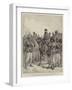 General Ghous-Ud-Din Khan, Commander of the Afghan Troops at Penjdeh, with His Afghan Soldiers-William Heysham Overend-Framed Giclee Print