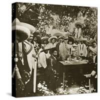 General Gonzalez Negotiating with Emiliano Zapata on Behalf of President Carranza-null-Stretched Canvas