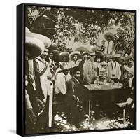 General Gonzalez Negotiating with Emiliano Zapata on Behalf of President Carranza-null-Framed Stretched Canvas
