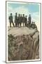 General Grant and Staff, Lookout Mountain, Tennessee-null-Mounted Art Print