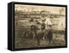 General Grant montage at City Point-American Photographer-Framed Stretched Canvas