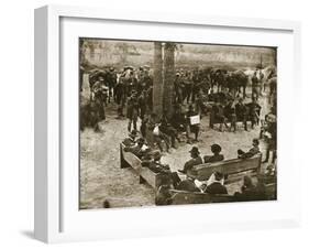 General Grant's Council of War, 1864-Mathew Brady-Framed Giclee Print