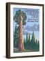 General Grant Tree - Kings Canyon National Park, California-Lantern Press-Framed Art Print