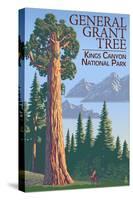 General Grant Tree - Kings Canyon National Park, California-Lantern Press-Stretched Canvas