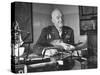 General Henry H. Arnold Posing for a Picture at the Signing of the Repeal of the Neutrality Bill-null-Stretched Canvas