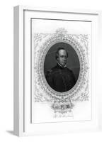 General Henry Wager Halleck, Senior Union Army Commander, 1862-1867-G Stodart-Framed Giclee Print