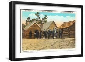 General Hooker and Staff, Lookout Mountain, Tennessee-null-Framed Art Print