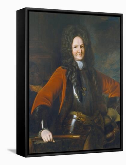 General Hugh Mackay (C.1640-92) 1690 8G:Killed at the Battle of Steenkirk in 1692 During the Nine…-Godfrey Kneller-Framed Stretched Canvas