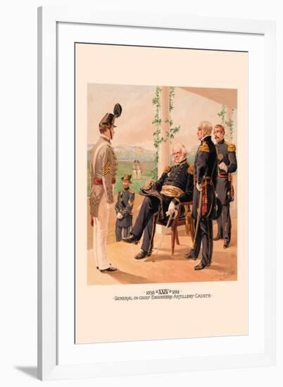 General in Chief, Engineers, Artillery and Cadets-H.a. Ogden-Framed Art Print