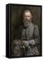 General J.E.B. Stuart, Confederate Cavalry Commander-null-Framed Stretched Canvas