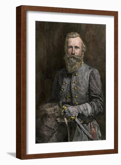 General J.E.B. Stuart, Confederate Cavalry Commander-null-Framed Giclee Print