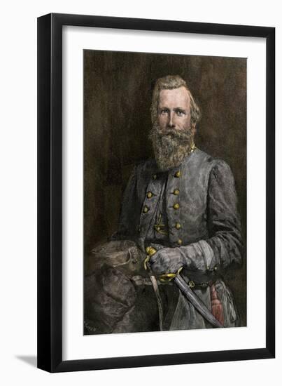 General J.E.B. Stuart, Confederate Cavalry Commander-null-Framed Giclee Print