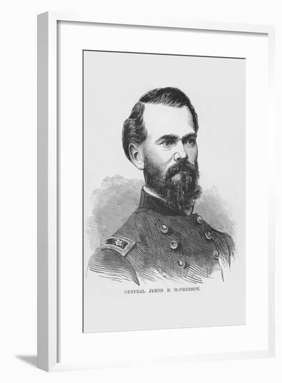 General James B. Mcpherson-Frank Leslie-Framed Art Print