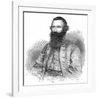 General James Ewell Brown Stuart (1833-1864)-null-Framed Art Print