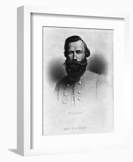 General James Stuart-null-Framed Giclee Print