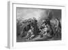 General James Wolfe Dying with Soldiers Surrounding Him-null-Framed Giclee Print