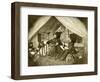 General Jefferson C. Davis & Officer Seated in a Tent, Pub.1861 (Photo)-Mathew & studio Brady-Framed Giclee Print
