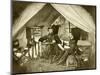 General Jefferson C. Davis & Officer Seated in a Tent, Pub.1861 (Photo)-Mathew & studio Brady-Mounted Giclee Print