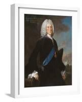 General John, 2nd Duke of Montagu (C.1688-1749) Master General of the Ordnance, C.1740-George Knapton-Framed Giclee Print