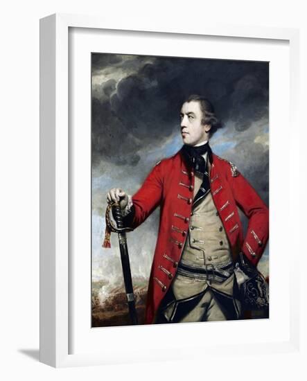 General John Burgoyne-Sir Joshua Reynolds-Framed Giclee Print