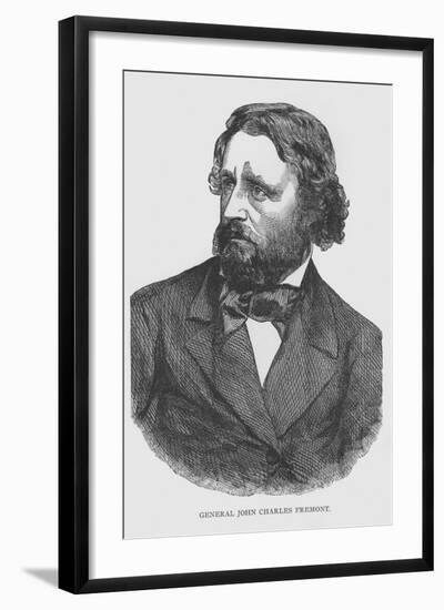 General John Charles Fremont-Frank Leslie-Framed Art Print