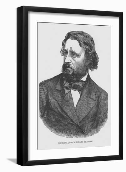 General John Charles Fremont-Frank Leslie-Framed Art Print