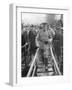 General John Joseph Black Jack Pershing Arriving in Boulogne, June 1917-null-Framed Giclee Print