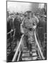 General John Joseph Black Jack Pershing Arriving in Boulogne, June 1917-null-Mounted Giclee Print