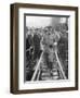 General John Joseph Black Jack Pershing Arriving in Boulogne, June 1917-null-Framed Giclee Print