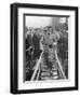 General John Joseph Black Jack Pershing Arriving in Boulogne, June 1917-null-Framed Giclee Print